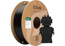 eSUN PLA Filamento 1.75mm, PLA Basic 3D Impresora Filamento Precisión Dimensional +/- 0.05mm, Carrete de 1KG (2.2 LBS) PLA Rápido para 3D Impresoras,Negro
