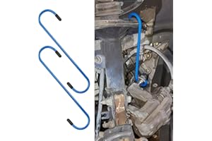 deemars Ganci per Pinze Freno, Ganci per Pinze dei Freni con Punte in Gomma, Strumenti Automobilistici Universali Durevoli e Antiruggine per Lavori di Frenatura e Sospensioni (Blu, 2PCS)