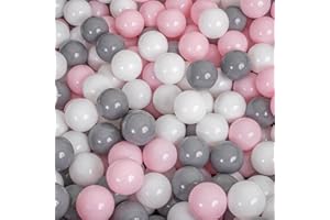 H&F Heimtextilien Piłki do basenu z piłkami Ø 7 cm, piłka dla dzieci, kolorowe piłki, basen dla niemowląt, piłki do zabawy w piłki, plastikowe piłki