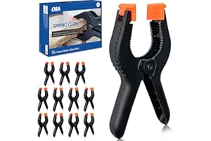 OBA Pinzas de resorte 158mm 12pcs, Pinzas sujecion, Clip de madera contrachapada de tensión clip de foto larga clip de tela clip de foto de fondo clip de foto