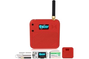 MESHNOLOGY ESP32 LoRa V3 Scheda di sviluppo con antenne da 863-928 MHz + batteria da 3000 mAh + custodia Meshtastic, ESP32-S3 SX1262 CP2102, WiFi integrato, display OLED Bluetooth per Arduino LoRaWAN IOT (rosso)