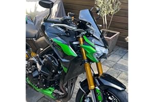 DLS PERFORMANCE PARTS Motorcycle Black K-awasaki Windscreen Windshield Screen - Z900 Z650 2020-2024