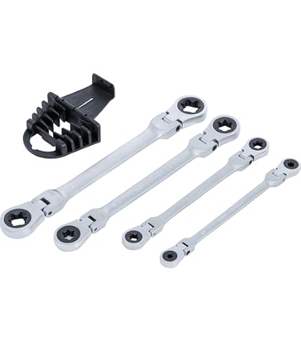 4 Steckschlüssel-Einsätze 27-36 Mm – Vielzahn (12-kant) Für 1/2“ Antrieb