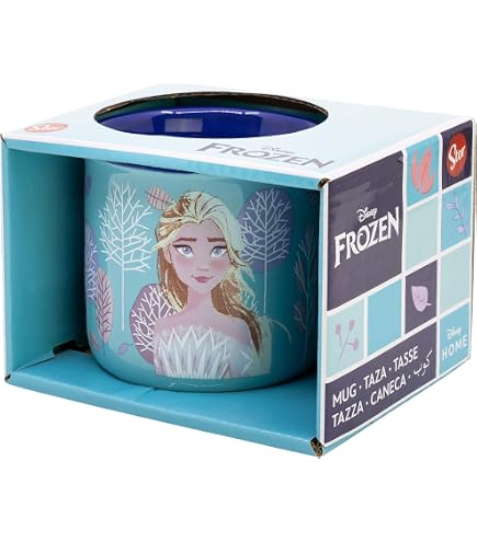 La Frozen MG25582 - Tazza in ceramica, 315 ml, 2 pezzi