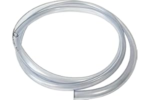 BAUSTER® Tuyau de Carburant en PVC Transparent - 3, 4, 5, 6, 8, 10, 12 mm - Intérieur pour Huile et Essence - Longueur 5 m