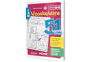 51 leçons à manipuler en vocabulaire: Cycles 2 et 3