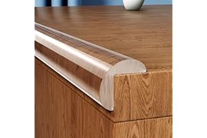 WOLAIYE 4 Meters Transparent Edge Protector, Silicone Protector, Child Soft Edge Protection, Self-Adhesive, Sharp Corner Protector for Furniture of All Kinds, Protects Babies from Injury