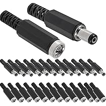 2pz Presa Jack Alimentazione CC 5.5x2.1mm DC099 a Pannello