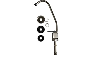 FINEST-FILTERS Chrome Push Button Faucet Tap for Undersink Drinking Water Filter System