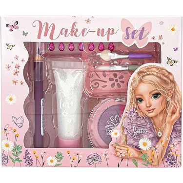 deAO Prinses verkleedschoenen, fantasiespeelgoed met 4 paar speelschoenen, 1 portemonnee en sieradenaccessoires voor meisjes van 3, 4, 5, 6, armbanden, ketting, oorbellen en kroontiara, cadeau voor