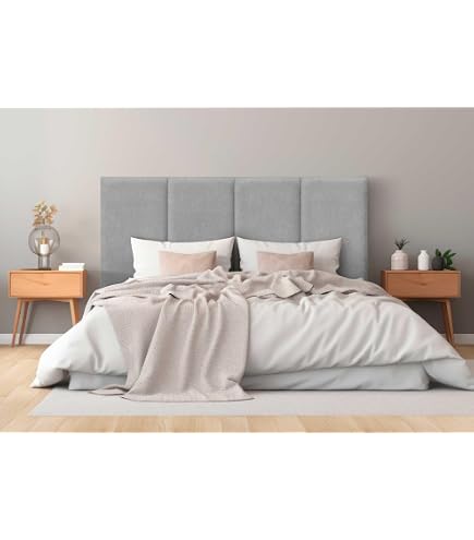 vercart Tête De Lit Détachable en Velours Côtelé Cale Décorative Chevet Tête De Lit Capitonnée Moderne Orange Rouillé 100cm