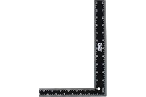 Mr. Pen- Carpenter Square, 8 inch x 12 inch, Right Angle Ruler, Framing Tools, L Shape Ruler, Metal Square, Steel