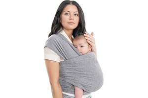 CINY Baby Sling Wrap Newborn to Toddler Carrier, Original Baby Sling Carrier for Newborns and Infants, Multi-Purpose Stretchy Baby Carrie, Front Hugging Baby Carrier, Suitable for All Seasons