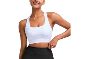 Vorcy High Impact Sports Bras for Women Running Bra Workout Bra U Back Sports Bra Scoop Neck Padded