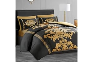 LAZZARO HOME FEEL THE DIFFERENCE Lazzaro Double Duvet Set - Premium Microfiber Reversible Duvet Cover Double (200 x 200 cm) 3 PCs - Ultrasoft Hypoallergenic Luxury Quilt Cover Bedding Set With Zipper Closure