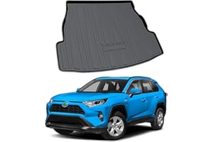 YEE PIN RAV4 Tapis de Coffre Compatible avec Toyota RAV4 2019 2020-2023 2024, Protection latérale, Tapis TPE Toyota RAV4, Tapis de Coffre en Caoutchouc Protection latérale RAV4