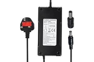 YZPOWER 42V 5A Battery Charger For Electric Bike, 36V Lithium Battery Fast Charger For Electric Scooter, E-Bike, Mobility Scooter, Hoverboard, With DC 5.5 * 2.1mm Connector