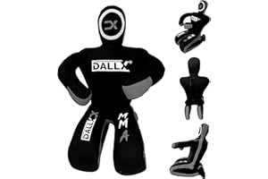 DALLX MMA Grappling Dummy BBJ Wrestling Brazilian Jiu Jitsu Punching Bag Judo Karate Throwing Boxing Fighting Dummy Self Defense Sitting Position – UNFILLED
