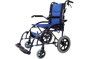 Angel Mobility Lightweight Aluminium Folding Transit Travel Wheelchair AMW1866