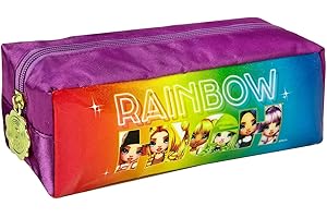 MGA Entertainment Porte-stylo Rainbow High Trousse à crayons dimensions 23 x 10 x 5 cm Idéal école maternelle, rouge, Ensemble d'école