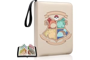 Bheddi Álbum de Cartas para PTCG Cartas [Premium] Álbum para Cartas Coleccionables (Hogwarts)