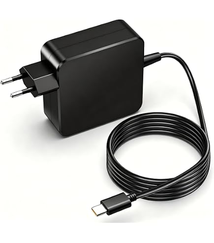 Caricatore USB-C 65W Per HP EliteBook, Spectre, Envy, ProBook, Pavilion, Chromebook X360 – Sottile E Portatile