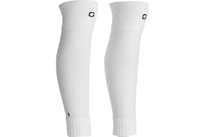 GOGOGOAL Calzini/manica a compressione per polpaccio da calcio Manicotto per gamba Calzino per parastinchi Elastico Durevole per uomo Donna Gioventù Quotidiano e atletico Rugby Corsa Escursionismo Ciclismo…