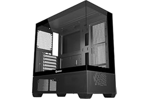 UNYKAch Caja ATX Revelat Black con Capacidad para Tarjetas Gráficas de hasta 425 mm y Refrigeración Líquida de hasta 360 mm