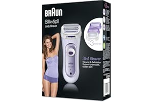 ‎BRAUN Braun Silk-epil 5-560 3-In-1 Kabelloser Elektrischer Rasierer, Trimmer- und Peeling-System, lila