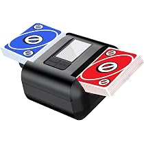 Mélangeur De Cartes Automatique – 2 Modes – Rechargeable USB – Silencieux – UNO, Poker, Blackjack – Noir/blanc