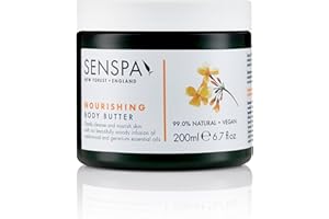 SenSpa Nourishing Cedarwood Body Butter, Vegan Moisturising Body Butter, 200ml