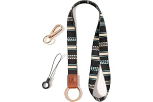 SENLLY Cordon tour de Cou pour Clés, Conception de Motifs Originale Courroie de Porte Badge Lanière