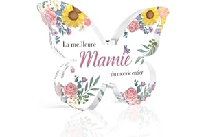 JOYRNALK Cadeau Mamie Cadeau Fete des Mere Cadeau Grand Mere Cadeau Anniversaire Mamie Cadeau pour Mamie Cadeau Grand Parent Idee Cadeau Grand Mere Acrylique Cadeau Mamie Noel 12 x12 Size