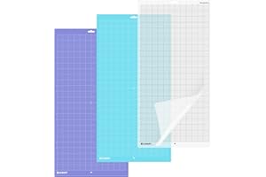 XINART Ampia gamma di tappetini da taglio 12 x 24 per Silhouette Cameo 4/3/2/1, (manico standard x1, manico leggero x1) Cricket adesivo vinile 30,5 x 61 cm tappetini di ricambio per Silhouette Cameo