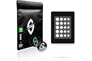 SensoryBoost DPS (f) Glide Dots (20 sztuk) – uniwersalne nóżki pod mysz z PTFE – bardzo szybkie, zaokrąglone, niskie tarcie, wysokiej jakości, trwałe – wysokiej klasy łyżworolki dla myszy do gier