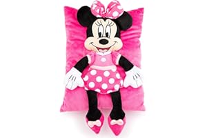 Jay Franco Disney Minnie Mouse 3D Snuggle Pillow - Super Soft – Measures 15 Inches (Official Disney Product)