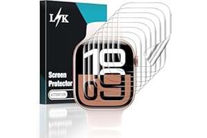 L K LϟK 8 Pièces Protection Écran pour Apple Watch Series 11/10 42mm - sans Bulles Haute Définition Qualité Supérieure Transparent Doux TPU Film Protection pour iWatch Series 10 42mm