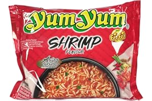 YUM YUM 30 x 60g Instant Nudeln Yumyum mit SHRIMP / GARNELEN Geschmack Yum