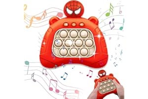 OPEIXSAYKOC Pop Push it Controlador de Juegos,Pop-It Electrónico,Controlador Electrónico-Whack Mole Fidget,Juego De Rompecabezas Pop-It Push Bubble,Juegos Quick Push para Regalos de Niños y Adultos