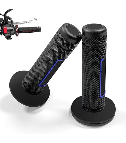 Domino Paire De Poignées Caoutchouc A360 Grand Modèle - Moto Off Road Cross Enduro