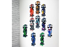 Brick Nest Support mural compatible avec voiture de course Lego F1 Speed Champions (2 supports)