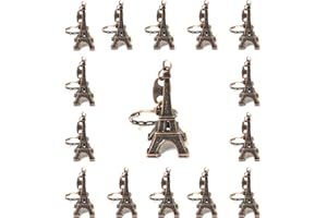 AKER Lot de 50 Porte-clé Tour Eiffel Pairs Souvenir Couleur cuivre Ancien 4,5 x 2 cm Cadeaux