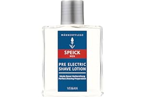 ‎SPEICK Speick Men Pre Electric Shave Lotion – Hautschonende Vorbereitung für Elektrorasur, 100 ml