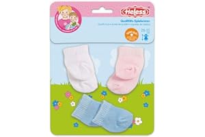 Heless- VÊTEMENTS pour POUPÉES, 10109491, Rose/Blanc, Petit