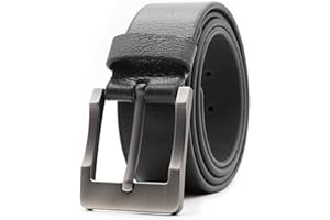 PELLE TORO Explorer Leather Belt for Men, Handmade Mens Belt for Trousers and Jeans, Work or Casual Wear