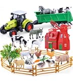 Playmobil Fille Hyrenee Ensemble D'animaux De La Ferme Jouets Tracteur