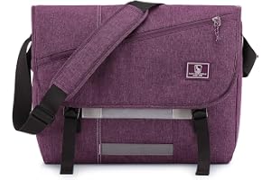 OIWAS Messenger Bag for Women, 14 Inch Laptop Crossbody Bags Men Casual Satchel Shoulder Bag College Travel Office Briefcase