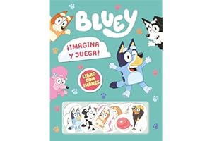 Bluey. Libro juguete - ¡Imagina y juega! Libro con imanes (Pequeñas manitas)