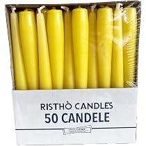 Lot De 32 Bougies Chauffe-Plat Risthò - Cire Blanche, 5,9 X 5,9 X 2,3 Cm, Durée 10h, Pour Restaurant Ou Décoration