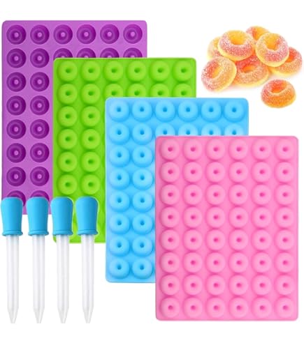 Mini Silikonform Sterne & Herzen - Für Schokolade & Fondant Backdekoration